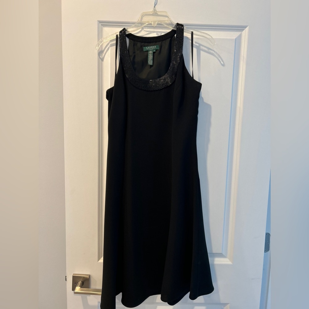 Black Ralph Lauren cocktail dress